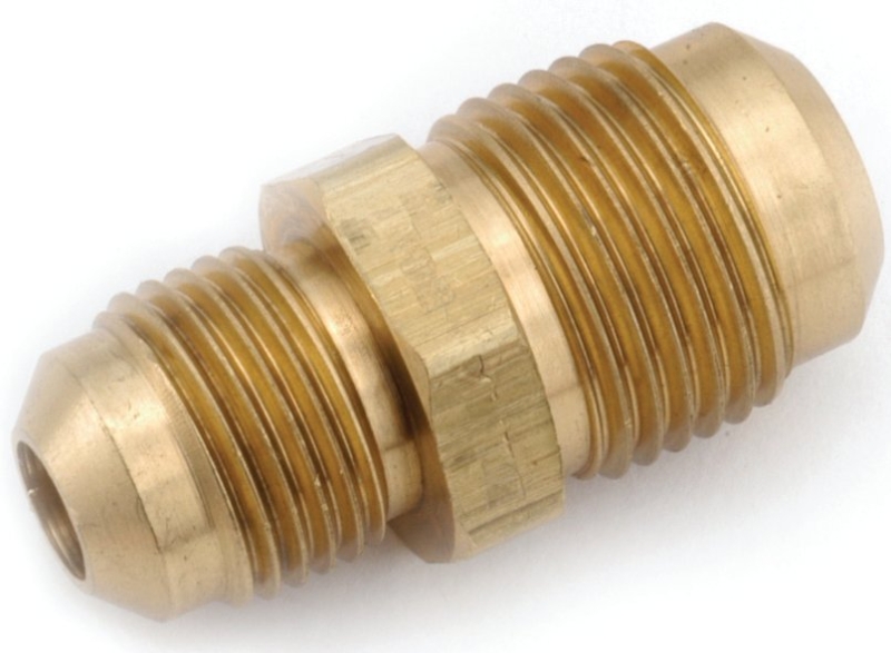 Anderson Metals 754056-1008 Tube Union, 5/8 x 1/2 in, Flared, Brass