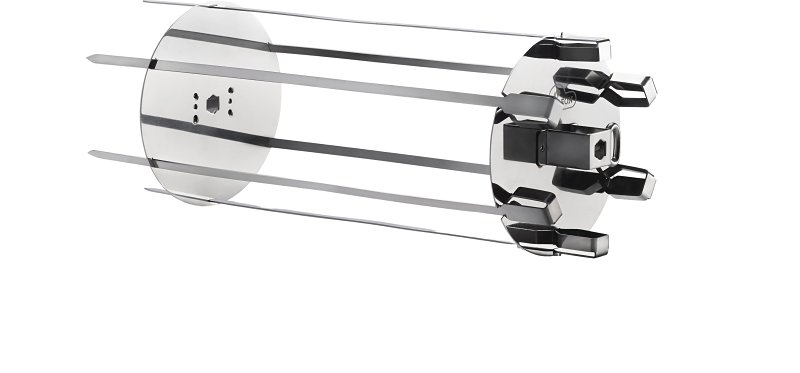 Napoleon 64008 Shish Kebab Wheel Skewer Set, Stainless Steel Head