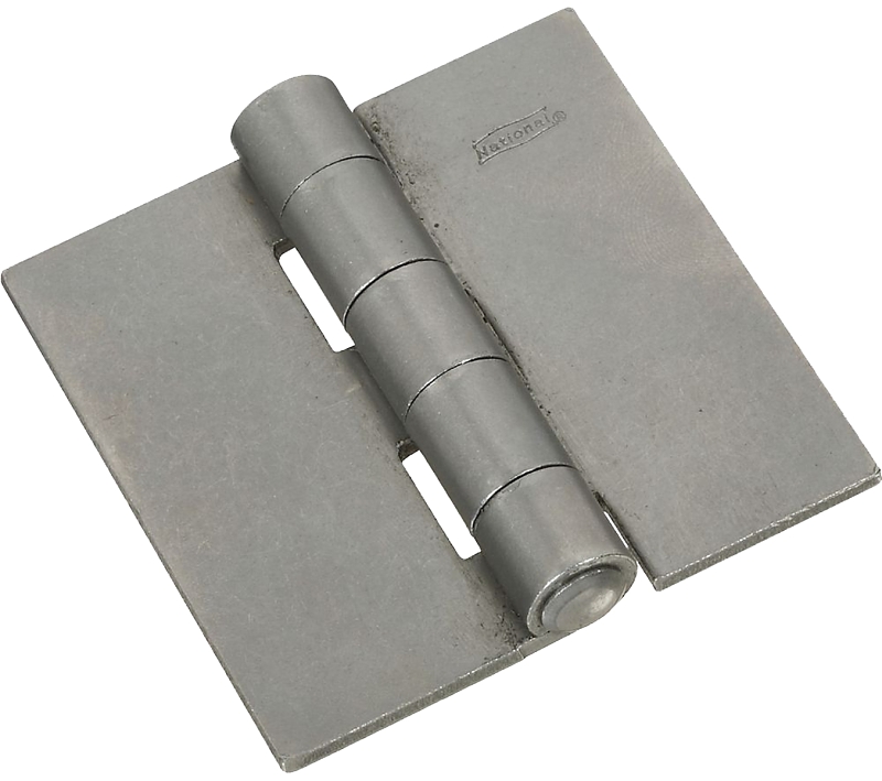 National Hardware N273-896 Door Hinge, Steel, Plain Steel, Tight Pin, 43 lb