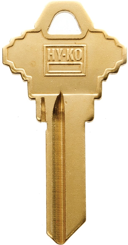 Hy-Ko 21200SC1BR Mechanical Key Blank, Brass, For: Schlage SC1 Lock, Pack of 200