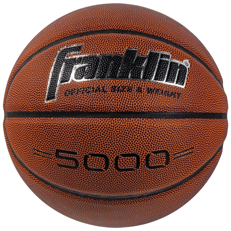 Franklin 32050 Basketball, 29-1/2 in Dia, Black/Tan