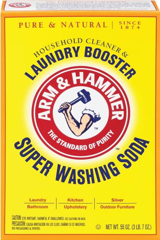 Arm & Hammer 03020 Laundry Detergent, 55 oz Bo, Powder