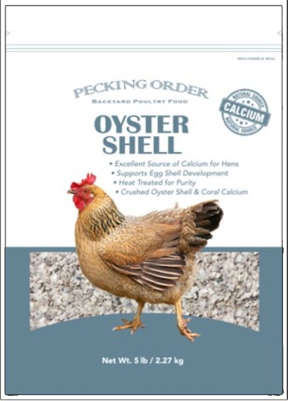 Pecking Order 9688 Chicken Supplement, Solid, 18 weeks and Up Lifestage, 5 lb Bag
