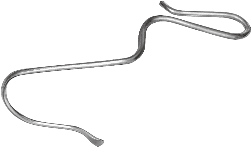 Hyde 45050 Paint Pail Hook, Plated Steel, Zinc-Plated