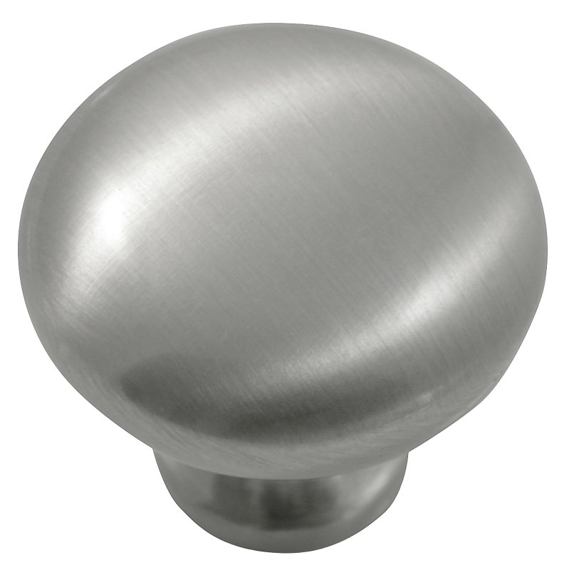Laurey 59901 Cabinet Knob, 1 in Projection, Zinc, Brushed Satin Nickel