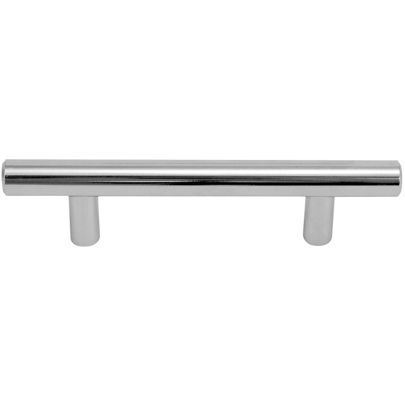 Laurey Melrose Series 87326 T-Bar Pull, 178 mm L Handle, 12 mm H Handle, 32 mm Projection, Steel, Polished Chrome