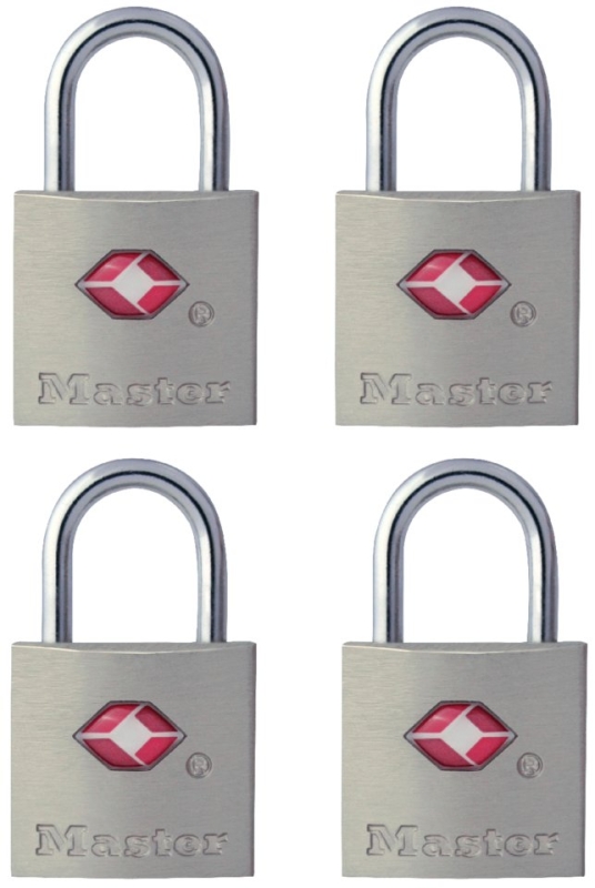 Master Lock 4683Q Padlock, Keyed Alike Key, 3/32 in Dia Shackle, 7/16 in H Shackle, Steel Shackle, Metal Body