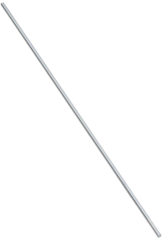 National Hardware 4030BC Series N180-158 Key Stock, 1/8 in W, 1/8 in H, 12 in L, Steel, Zinc-Plated