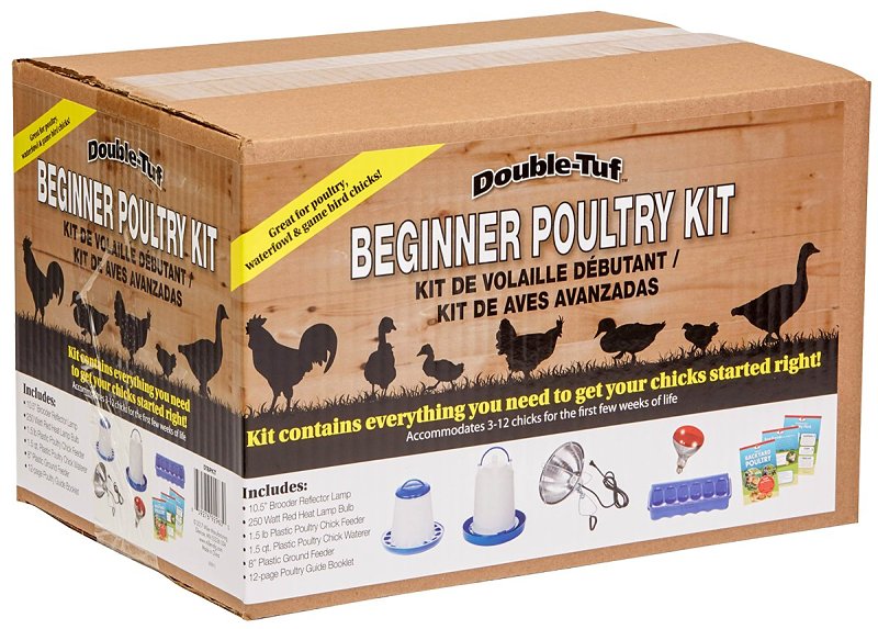 Double-Tuf DTBPKIT Beginner Poultry Kit, Plastic, Red