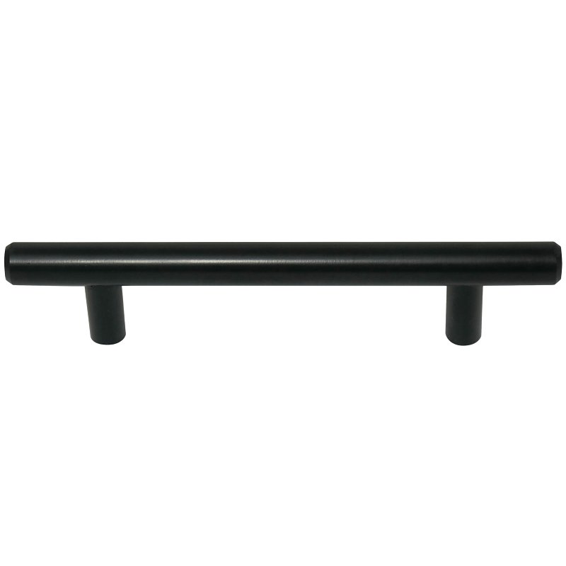 Laurey 87020 Cabinet T-Bar Pull, 127 mm L Handle, 32 mm H Handle, Steel, Matte Black
