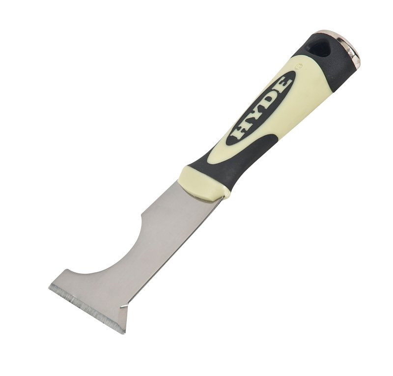 Hyde 06992 Painter's Tool, Carbon Steel/Polypropylene/TPE, Black/Cream, Pack of 5