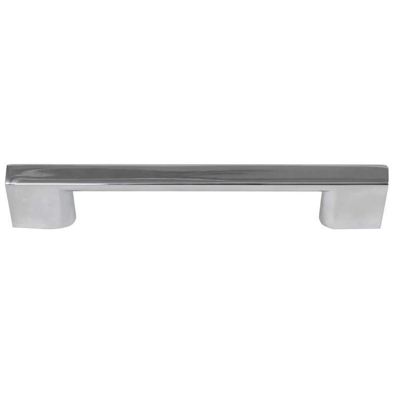 Laurey Contempo Series 75026 Cabinet Pull, 112 mm L Handle, 35 mm H Handle, 1-1/8 in Projection, Zinc, Polished Chrome