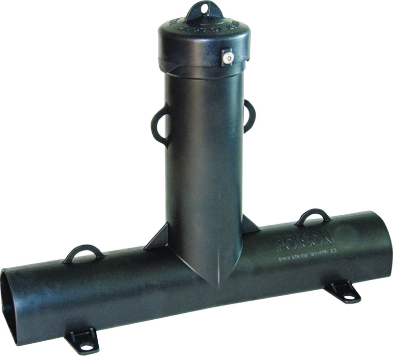 J.T. Eaton 902R Bait Station, 15-1/4 in L, 4-1/2 in W, 12 in H, 2-Opening, Plastic, Black