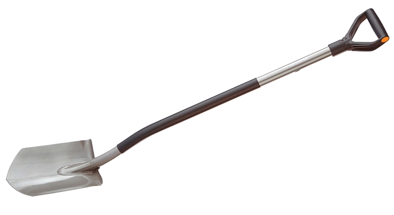 Fiskars 331410-1001 Digging Shovel, Boron Steel Blade, Steel Handle,  D-Shaped Handle #VORG9181082, 331410-1001