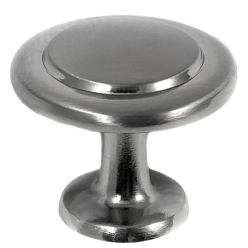 Laurey Newport Series 57028 Cabinet Knob, 1.02 in Projection, Zinc, Satin Nickel