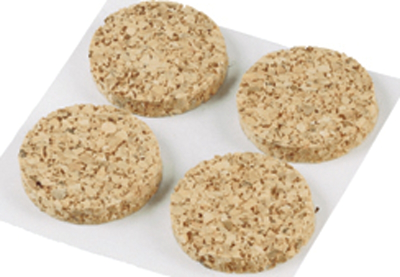 Shepherd Hardware 9962 Surface Gard Adhesive Pad, Cork, Brown, 1/2 in Dia, Round