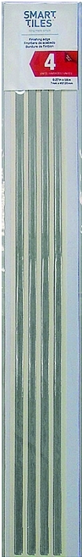 Quinco SE10764 Tile Edge, 18 in L, 0.27 in W, Brillo, Silver