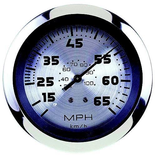 Sierra Sterling Series 3â Stainless Steel Pitot Type Speedometer Gauge with âGâ Sender Code
