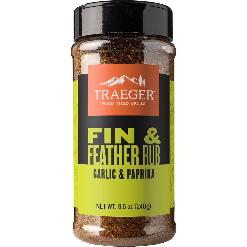 Traeger SPC261 Seasoning, Fin and Feather Rub, 10.1 oz Tin