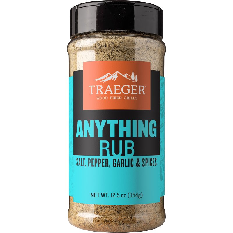 Traeger SPC254 Seasoning, Anything Rub, 12.5 oz Tin