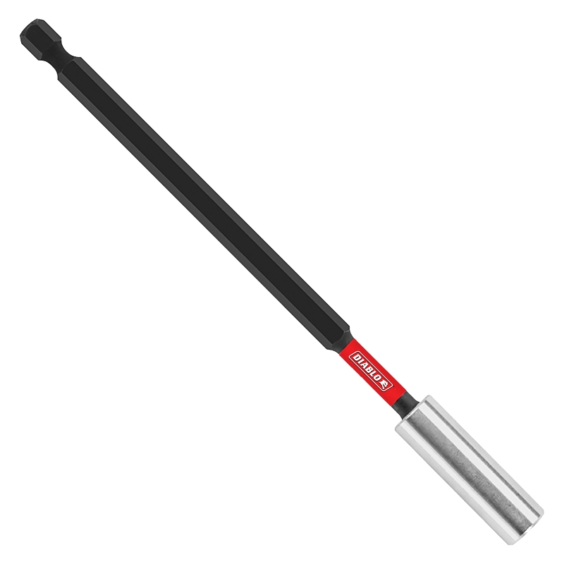 Diablo DBH600 Drive Bit Holder, 1/4 in Drive, Hex Drive, 1/4 in Shank, Hex Shank