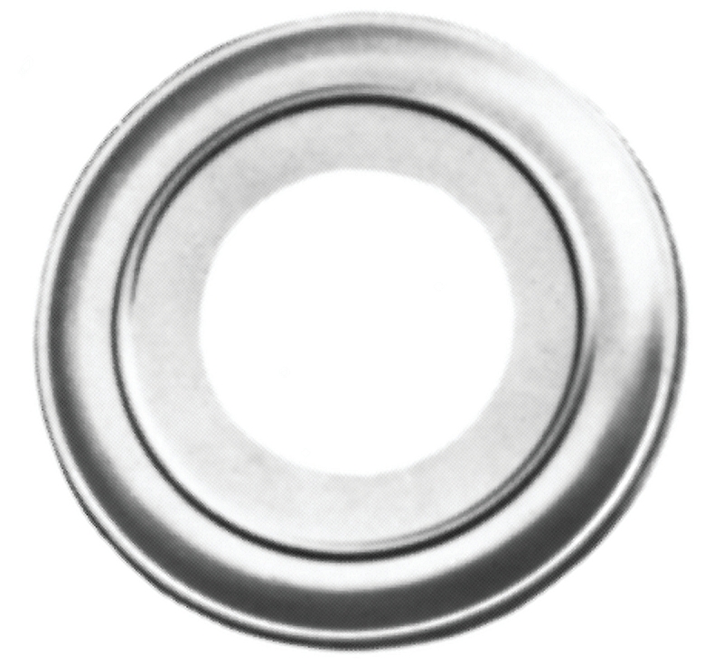 AmeriVent 6EVC Vent Collar, 6 in Vent Hole, Steel, Galvanized