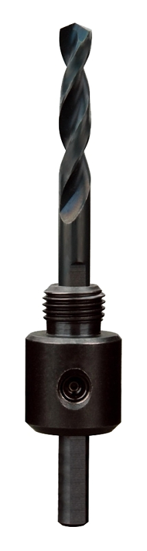 Milwaukee 49-56-6950 Hole Saw Arbor, 1/4 in Shank, 1/4 in Dia Bit, Round Shank