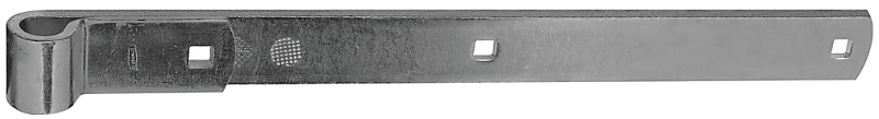 National Hardware N168-336 Strap Hinge, 1.52 in H Frame Leaf, 1/4 in Thick Leaf, Steel, Zinc-Plated, Screw Mounting