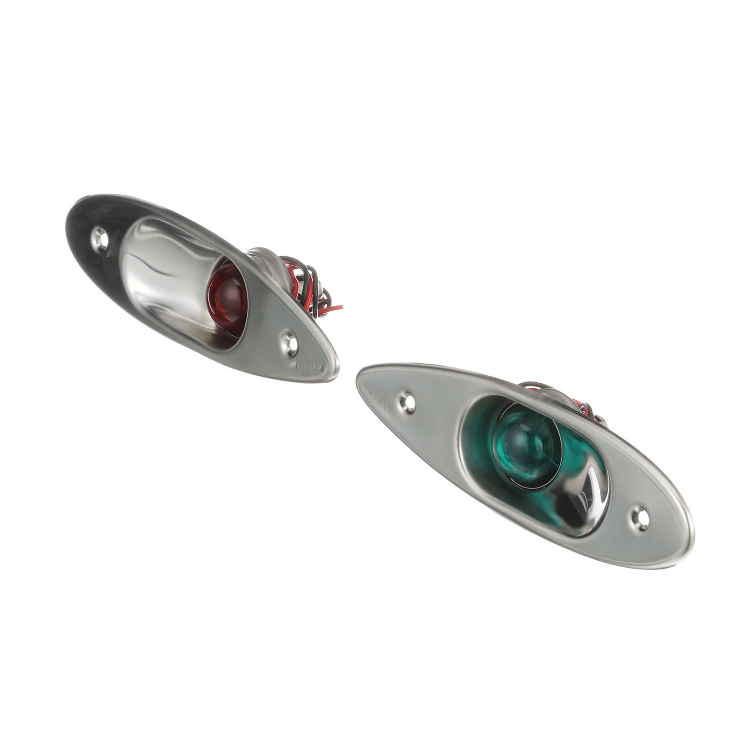 Seachoice Flush Mount Stainless Steel Sidelights (Sold as Pair)