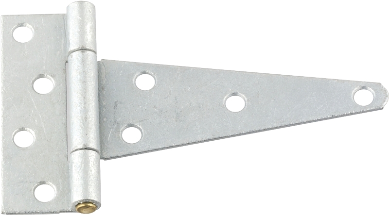 National Hardware N129-445 T-Hinge, 1-15/16 in W Frame Leaf, 3-3/8 in H Frame Leaf, Steel, Galvanized, 48 lb
