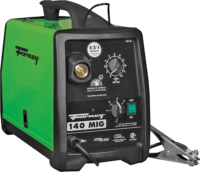Forney 309 MIG Welder 120 V Input 30 to 140 A Input 115 A 1 Phase 20 Duty Cycle VORG8909392 309