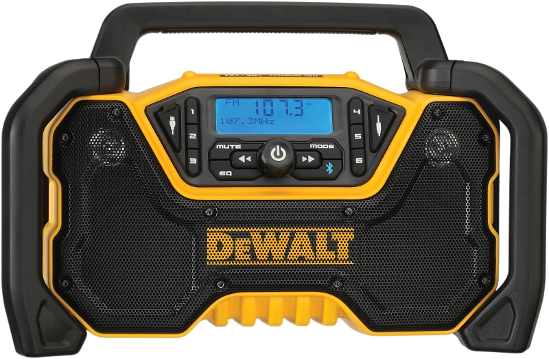 DEWALT DCR028B Jobsite Radio Tool Only Bluetooth 10.6 hr Battery Life 1000 ft Connectivity Range VORG3889045 DCR028B