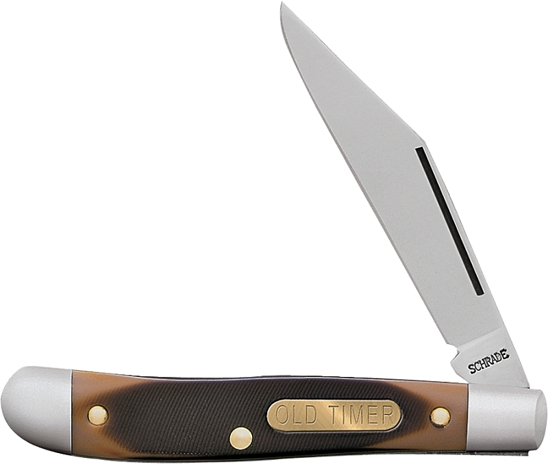Old Timer 12OT Folding Pocket Knife, 2.2 in L Blade, Stainless Steel Blade, 1-Blade, Foldable Handle