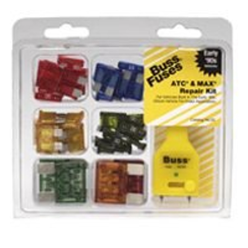 Bussmann NO.53 Fuse Bonus Assortment Kit, Fast-Acting Fuse, ATC/MAX, 32 V, 1 kA Interrupt