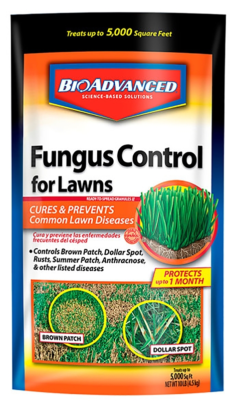 BioAdvanced PLT-701230F Fungus Control, Granular, Characteristic, Gray/Tan, 10 lb Bag