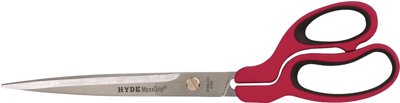 Hyde MAXXGRIP 34015 Wallpaper Shear, Plastic Handle, Soft Grip Handle