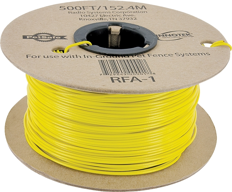 PetSafe RFA-1 In-Ground Fence Boundary Wire, 20 AWG Wire, Yellow, 500 ft L