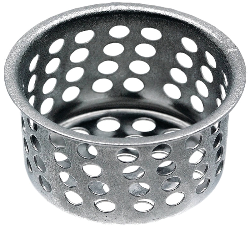 Danco 80058 Sink Strainer, 1.03 in ID x 1.06 in OD Dia, Brass, Chrome