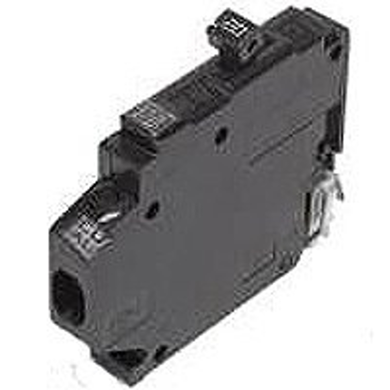 Challenger A115L Circuit Breaker, Type A, Type TBA, 15 A, 1-Pole, 120/240 V, Standard Trip, Plug Mounting, Black