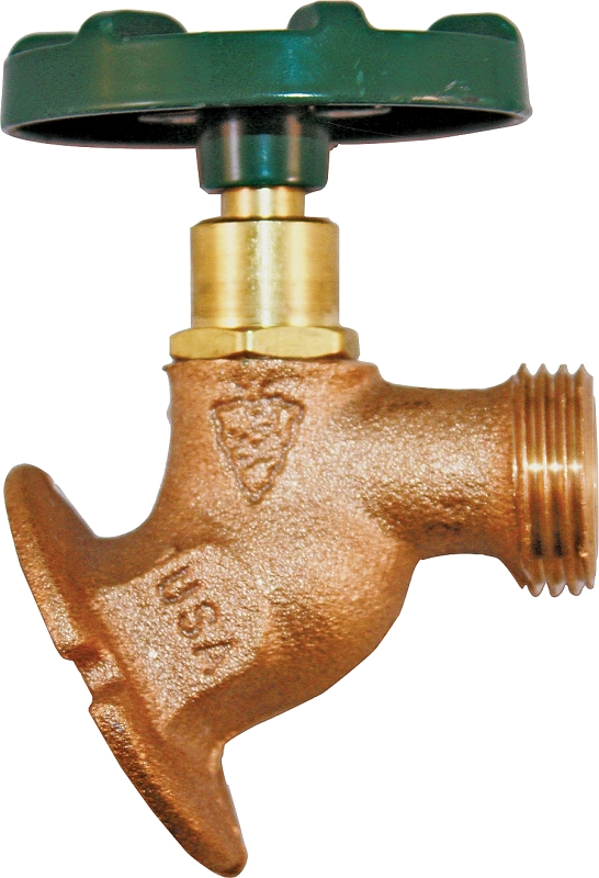 Arrowhead Brass 255LF Sillcock, 1/2 x 3/4 in Connection, FIP x MHT, 8 to 9 gpm, 125 psi Pressure, Brass Body