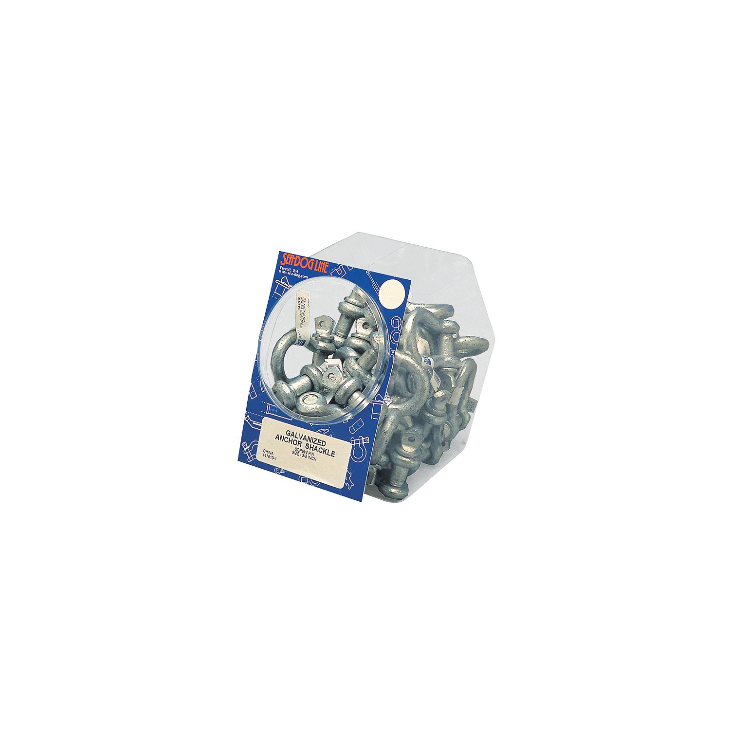 3/8â³ Galvanized Anchor Shackles, 30 Pieces