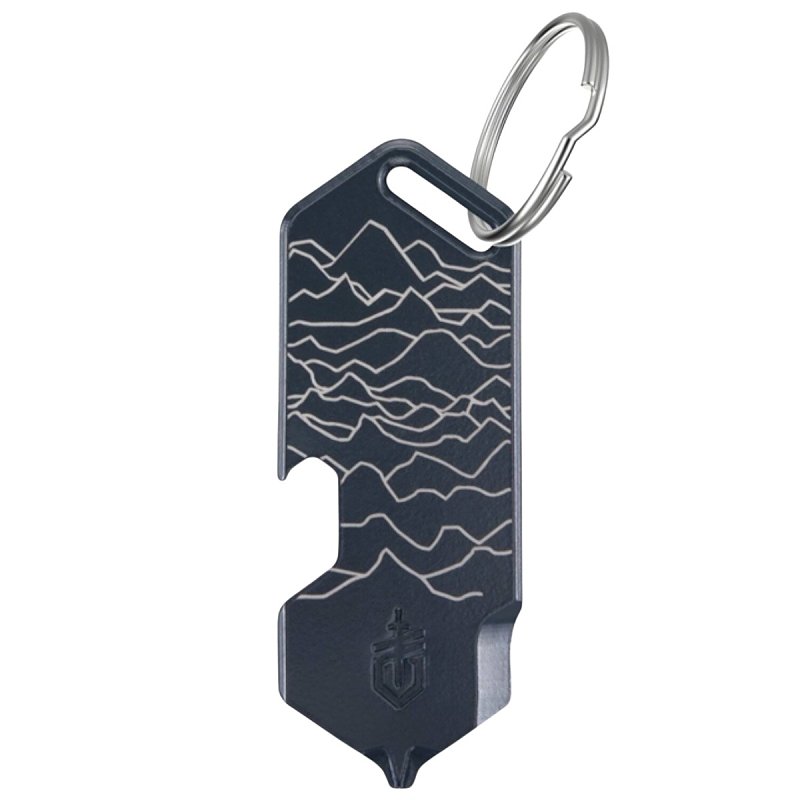 Gerber Shard DT Series 1075359 Keychain Mini Multi-Tool, 3-Function, Stainless Steel, Urban Blue