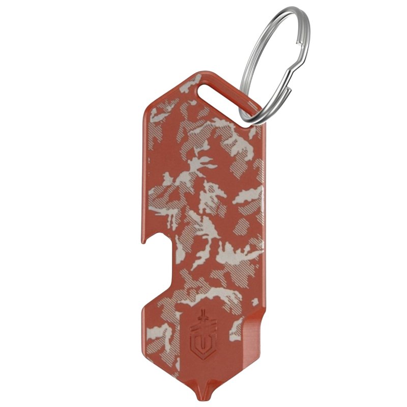 Gerber Shard DT Series 1075358 Keychain Mini Multi-Tool, 3-Function, Stainless Steel, Burnt Orange Camouflage