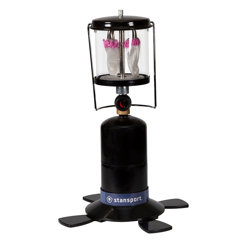 Stansport 170 Double Mantle Lantern, Propane, 810 Lumens, Green