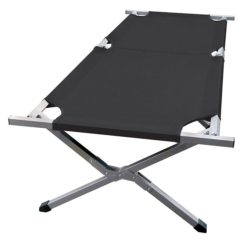 Stansport G-27 Cot, 80 in L, 30 in W, Steel Frame, Polyester