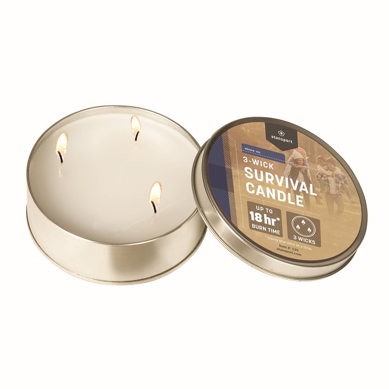 Stansport 135 Survival Candle, 18 hr Burning
