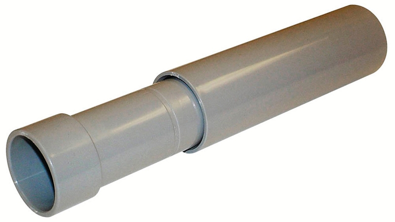 Carlon E945 Series E945L-CAR Expansion Coupling, 3 in Female Socket, 6 in L, PVC, Gray