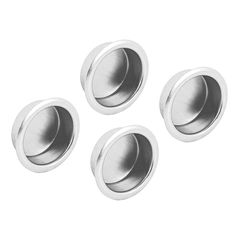 Prime-Line N 7308 Door Pull, 5/16 in D, Brass, Satin Nickel