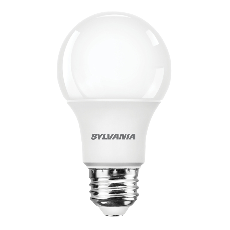 Sylvania 42012 LED Bulb, A19 Lamp, E26 Medium Lamp Base, Non-Dimmable, Warm White, Soft White Light, 2700 K Color Temp