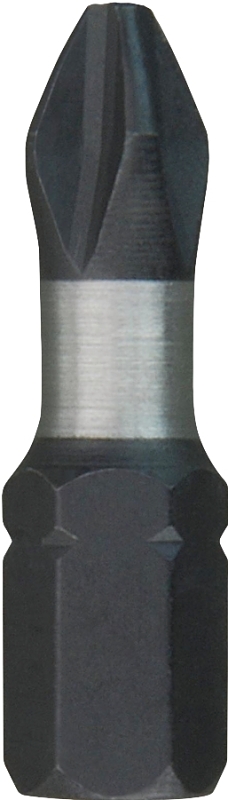 Milwaukee SHOCKWAVE 48-32-5003 Impact-Duty Screwdriver Insert Bit, #2 Drive, Phillips Drive, 1/4 in Shank, Hex Shank